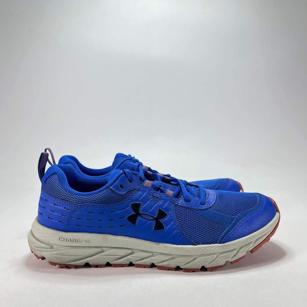 Under Armour Charged Toccoa 2 Royal Gray Running Shoes 3021955-400 Mens Size 9.5